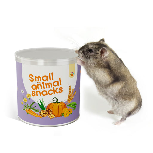 Niteangel Hamster Snack & Treats Toy - Small Animal Natural Treat Mix for Dwarf Syrian Robo Hamsters Gerbils Mice Lemmings Degus or Other Small-Sized Pets