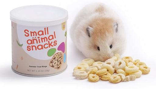 Niteangel Hamster Snack & Treats Toy - Small Animal Natural Treat Mix for Dwarf Syrian Robo Hamsters Gerbils Mice Lemmings Degus or Other Small-Sized Pets