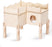 Niteangel Set of Beech Stilts for Elevating & Safely Setting Multi-Chamber Series Maze House