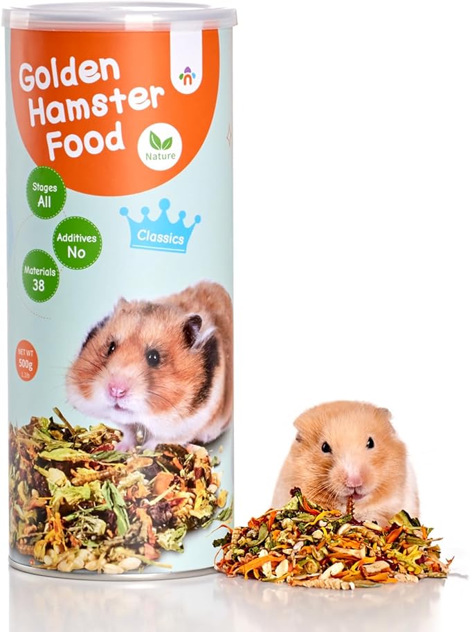 Niteangel Hamster Food Treats Toy Small Animal Natural Food for Sy Niteangel Pet