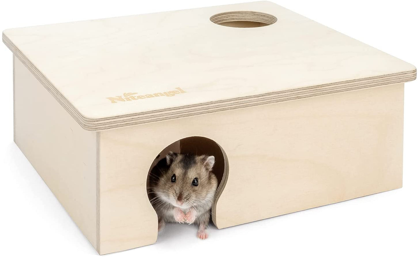 Niteangel 3-Chamber Hideout For Hamsters & Mice — Niteangel Pet