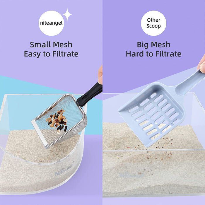 Niteangel Hamster Bath Sand Scoop - Stainless Steel Sand Substrate Sho —  Niteangel Pet
